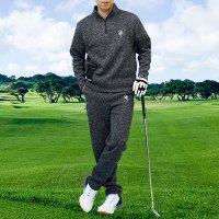 TopIsm/トップイズム TopIsm ゴルフウェア メンズ 上下セットアップ GIORNO SEVEN ジョルノセブン 裏起毛 ニットフリース 暖かい ゴルフパンツ ハー/506899504
