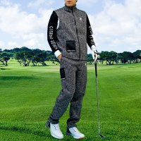 TopIsm/トップイズム TopIsm ゴルフウェア メンズ 上下セットアップ GIORNO SEVEN ジョルノセブン 裏起毛 ニットフリース 暖かい ゴルフパンツ ジッ/506899505