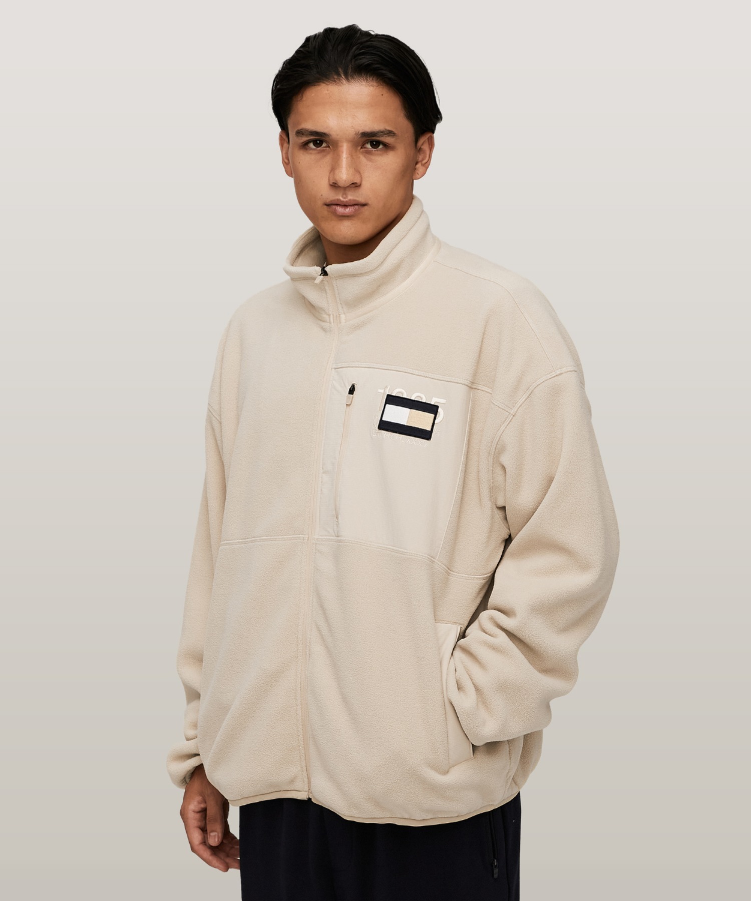 トミーヒルフィガー　フリースジャケット TOMMY HILFIGER 大きいサイズメンズ トミーヒルフィガー SHERPA