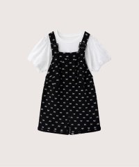 LA POMME petit/ラポミ プチ LA POMME petit Sweet Ribbon Overall Set－Up/スウィートリボンンサロぺットセットアップ/507091916