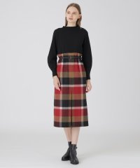 BLUE LABEL CRESTBRIDGE/クレストブリッジチェックブライト起毛コンビドレス/507199456