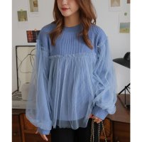 Girly Doll/ガーリードール Girly Doll チュールドッキングニット/507369306