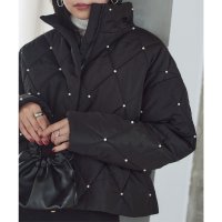 KOBE LETTUCE/コウベレタス KOBE LETTUCE パール付き中綿キルティングコート [K1313]/507392105