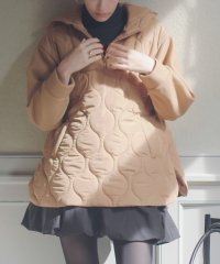 KOBE LETTUCE/コウベレタス KOBE LETTUCE 異素材切替中綿キルティングプルオーバー [K1331]/507392106