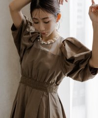 epic day/エピック デイ epic day ドレス パーティー カジュアル ワンピース 撥水加工 ウォーターレペレントフレアドレス シンプル お祝い/507513584