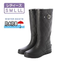 Angel fit/エンジェルフィット Angel FiT レディース ジョッキー風 ゴム製レインブーツ 防水防寒ブーツ 積寒地対応 寒さ対策 防寒対策 ウレタンインナー 耐候性 /507513733