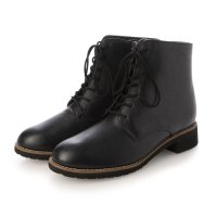 HUSKY SELECT/ハスキー HUSKY 【本革】3.5cmヒールアーモンドトゥ レースアップ ブーツ/507513964