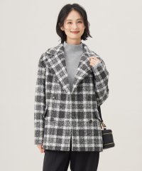 JIYU-KU（SMALL SIZE）/BALLIループミルドチェック コート/507514738