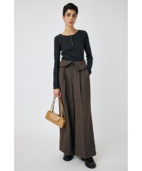 moussy/FOLD WAIST ワイドスラックス/507514861
