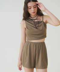 SEA DRESS/ショートパンツ付タックビキニ/セット水着/507515146