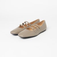 FABIO RUSCONI　/3 STRAP FLAT SHOES/507515224