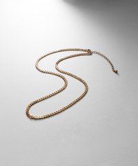 COCOSHNIK ONHITSCH/ココシュニック オンキッチュ COCOSHNIK ONKITSCH シルバー デザインチェーン ライトフラットカーブネックレス（38cm） GP/507516360