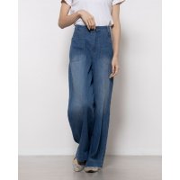 BAZAINE/バゼーヌ BAZAINE 冷感ストレッチデニムワイドパンツ/507516564