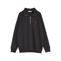 Re:EDIT/リエディ Re:EDIT [U.S. POLO ASSN.][別注]ワンポイント刺繍ハーフジップスウェットプルオーバー/507516769