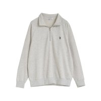 Re:EDIT/リエディ Re:EDIT [U.S. POLO ASSN.][別注]ワンポイント刺繍ハーフジップスウェットプルオーバー/507516769
