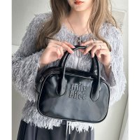 Classical Elf/クラシカルエルフ Classical Elf 【mily bilet】ヘビロテ主役級バッグ。エナメルライクエコレザーエンブレムミニボストンバッグ/507516808