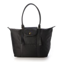 perche/ペルケ perche ナイロン×牛革かぶせジェムストーントートバッグ/507516884