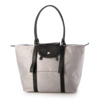 perche/ペルケ perche ナイロン×牛革かぶせジェムストーントートバッグ/507516884