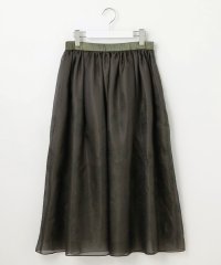 JIYU-KU(LARGE SIZE)/【洗える】シアーパネルエンブロイダリー スカート/507517207