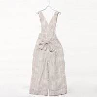 STYLEBLOCK/スタイルブロック STYLEBLOCK 先染めストライプワイドパンツサロペットオールインワン/501070037