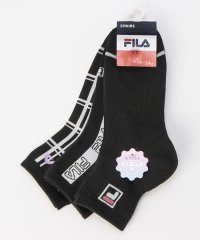 FILA socks Kids/【キッズ】爪先踵補強 ロゴ カラーショートソックス 3足組 ガールズ/506789816