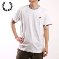 FRED PERRY/フレッドペリー FRED PERRY TWIN TIPPED T－SHIRT OATM/CHMPG/STONE [M1588－Y56]/506899247