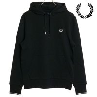 FRED PERRY/フレッドペリー FRED PERRY TIPPED HOODED SWEATSHIRT NAVY [M2643－248]/506899248