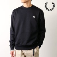 FRED PERRY/フレッドペリー FRED PERRY CREW NECK SWEATSHIRT OATMEAL/WHISKY－BROWN [M7535－W69]/506899253