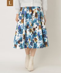TO BE CHIC(L SIZE)/【L】フラワープリント フレアスカート/506966635