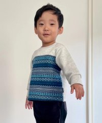 COMME CA ISM KIDS/フェアアイルトレーナー(ベビーサイズ)/506969131