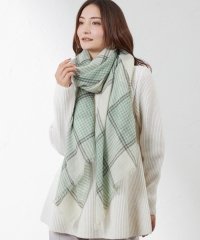 AMACA/ウォッシャブルカシミヤチェックストール/506987619