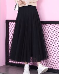 Lily of Valley/リリーオブバリー Lily of Valley ロング ボリューム チュール スカート ゆったり 上品 カジュアル フレア 清楚 きれいめ/507017572