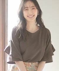 Alotta/アロッタ Alotta 【4つの機能付】フリル袖Tシャツブラウス/507034477
