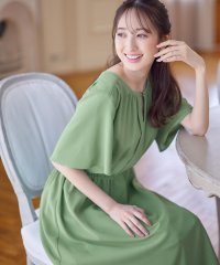 Alotta/アロッタ Alotta タックデザインギャザーワンピース/507160522