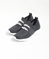 ground green store/グラウンドグリーンストア ground green store ビジュー付ニットスニーカー/507516603