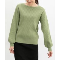 Honeys/ハニーズ Honeys ヒアルロン酸ボートネック トップス ニット セーター 長袖 しなやかニット ボートネック ヒアルロン酸加工 レディース/507517307