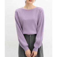 Honeys/ハニーズ Honeys ヒアルロン酸ボートネック トップス ニット セーター 長袖 しなやかニット ボートネック ヒアルロン酸加工 レディース/507517307