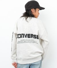 RAT EFFECT/ラット エフェクト RAT EFFECT CONVERSE 別注ポケット付袖ロゴ裏起毛トレーナー/507517786