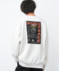 RAT EFFECT/ラット エフェクト RAT EFFECT 裏起毛WORLD PEACEスーパービッグトレーナー/507517823