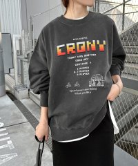 and　Me.../アンドミー andme CRONY ロゴ プリント 裏毛 スウェット トップス/507517940