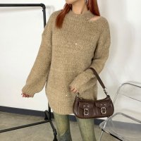 non-hedge/ノンヘッジ non－hedge スパンコールカットショルダーミニワンピース/507517957
