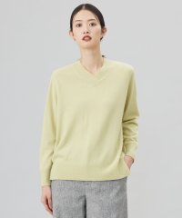 J.PRESS LADIES（LARGE SIZE）/【洗える】CASHMERE BLEND Vネック プルオーバーニット/507518866