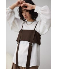 AZUL by moussy/ガータービスチェレイヤードトップス/507518977