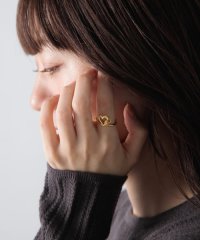 URBAN RESEARCH Sonny Label/Lapuis　Line Coil Heart リング/507520098