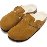 BIRKENSTOCK/ビルケンシュトック BIRKENSTOCK BOSTON VL/SHEARLING MINK | SUEDE－LEATHER/FUR [1001141 FW24/507520762