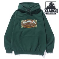 XLARGE/エクストララージ XLARGE ROPE LOGO HOODED SWEATSHIRT BROWN [101244012006 FW24WINTER]/507520883