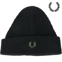 FRED PERRY/フレッドペリー FRED PERRY FRED PERRY WAFFLE KNIT BEANIE PORRIDGE [C8130－X23 FW24]/507520951