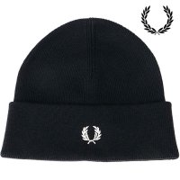 FRED PERRY/フレッドペリー FRED PERRY FRED PERRY CLASSIC BEANIE PORRIDGE/ANCHOR－GREY [C8161－W50 FW2/507520956