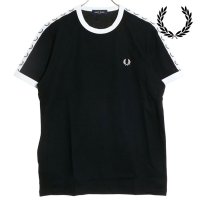 FRED PERRY/フレッドペリー FRED PERRY FRED PERRY TAPED RINGER T－SHIRT SNOW－WHITE [M4620－129]/507521044