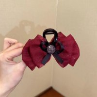 shoppinggo/ショッピングゴー shoppinggo リボンバレッタ 大きい リボンヘアアクセサリー 清楚 ガーリー エレガント ヘアピン ビックリボン ヘアバレッタ かわい/507521381